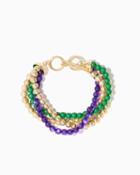 Charming Charlie Mardi Gras Toggle Bracelet
