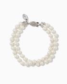 Charming Charlie Faux Pearl Layered Bracelet