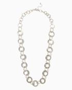 Charming Charlie Graduated Circle Link Necklace
