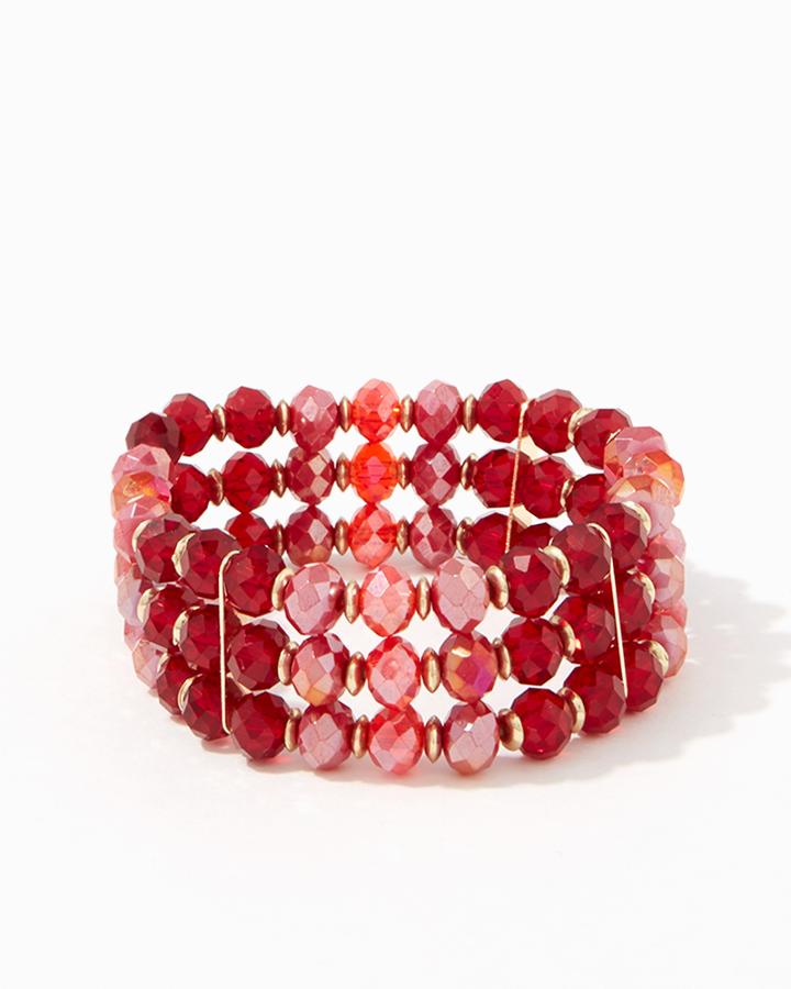 Charming Charlie Beads In The Round Stretch Bracelet