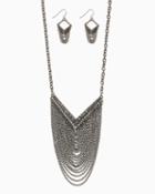 Charming Charlie Valor Chain Necklace Set
