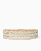 Charming Charlie Honeycomb Perforated Stretch Belt