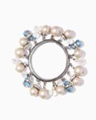 Charming Charlie Polished Pearls & Beads Bracelet