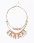 Charming Charlie Stardusted Edge Statement Necklace