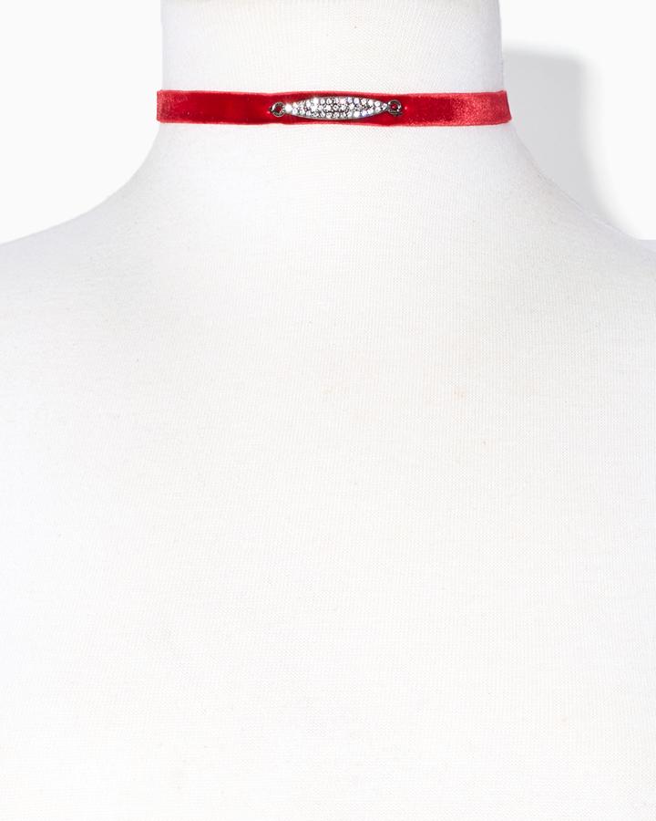 Charming Charlie Vibrant Velvet Choker