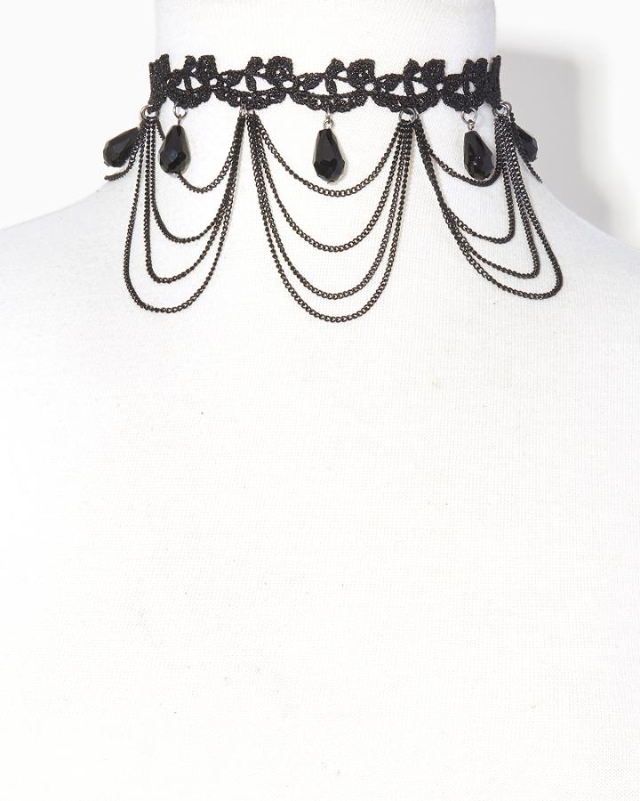 Charming Charlie Draped In Vintage Choker