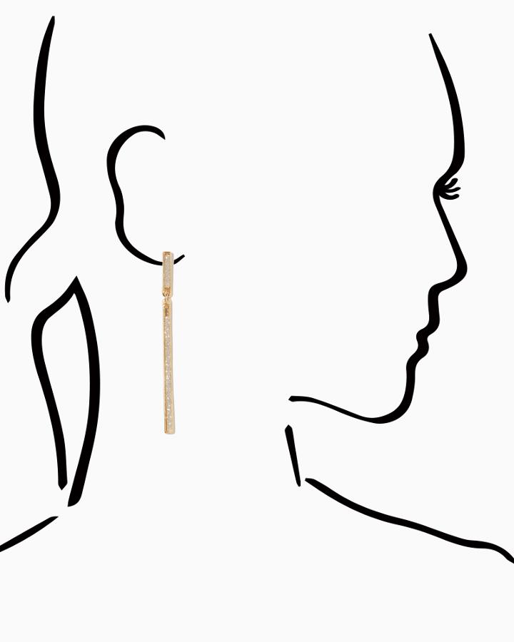Charming Charlie Column Stardust Earrings