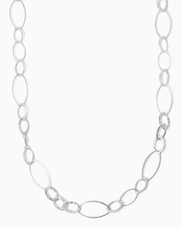 Charming Charlie Oval Links Layering Chain Necklace