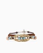 Charming Charlie Rustic Cross Turquoise Bracelet Set