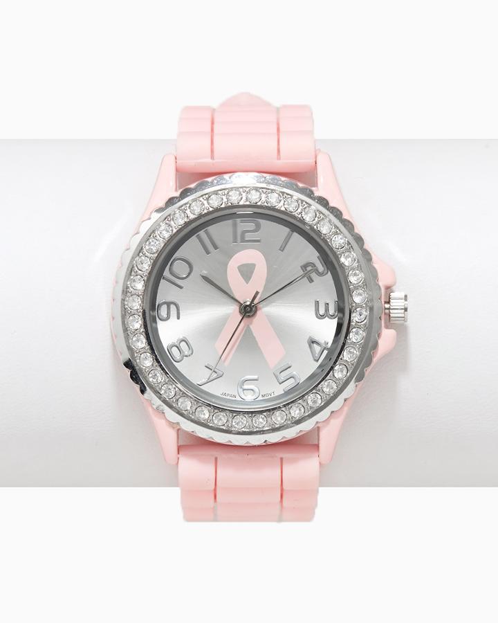 Charming Charlie Pav Breast Cancer Awareness Watch