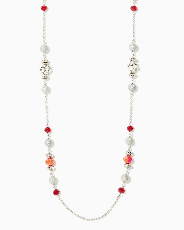 Charming Charlie Stardust Ball Necklace