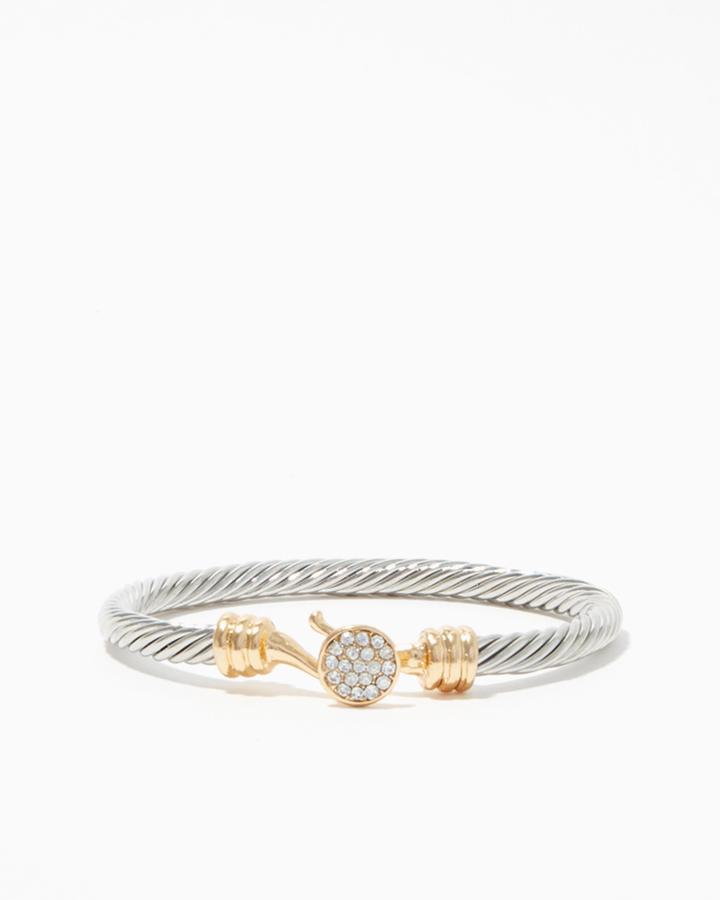 Charming Charlie Button Bangle Bracelet