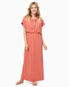 Charming Charlie Farrah Flutter Maxi Dress
