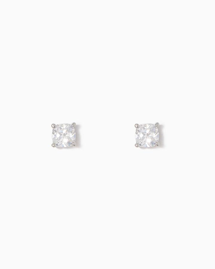 Charming Charlie Gallery 6mm Square Cz Studs
