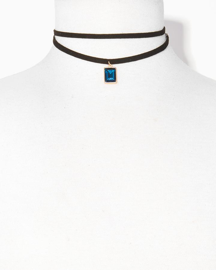Charming Charlie Ladylike Gem Choker Necklace