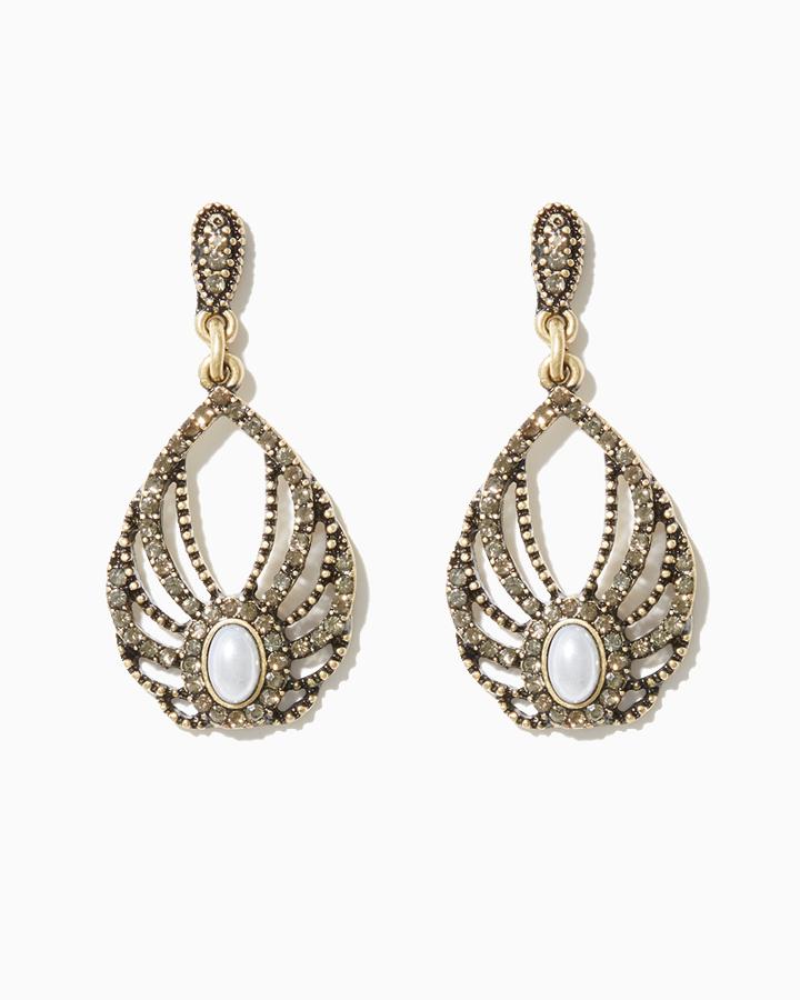 Charming Charlie Paola Pearl Drop Earrings