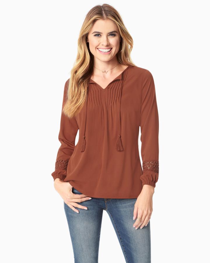 Charming Charlie Breezy Peasant Top