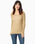 Charming Charlie Coolly Crochet Sweater