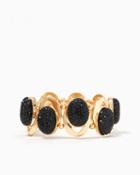 Charming Charlie Caviar Ovals Stretch Bracelet