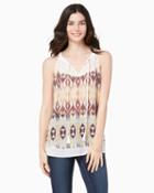 Charming Charlie Florence Lace Tank Top