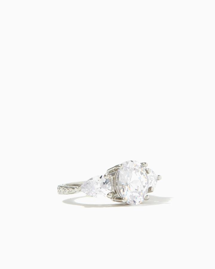 Charming Charlie Three Stone Forever Ring