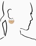 Charming Charlie Fancy Sunset Hoop Earrings