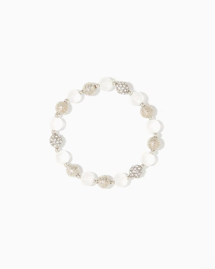 Charming Charlie Luminous Beaded Stretch Bracelet