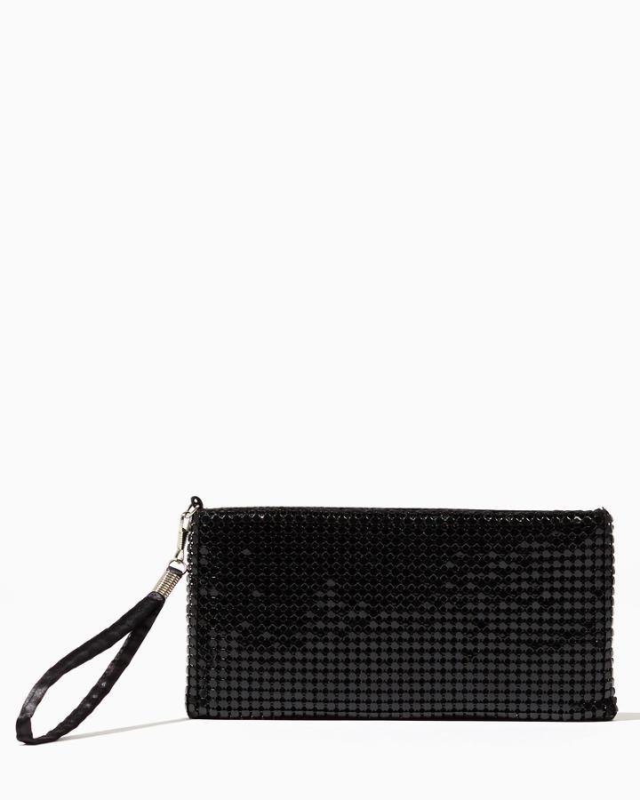 Charming Charlie Sequin Chic Mesh Wristlet