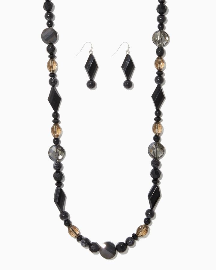 Charming Charlie Double Graphic Necklace Set