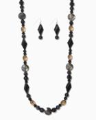 Charming Charlie Double Graphic Necklace Set