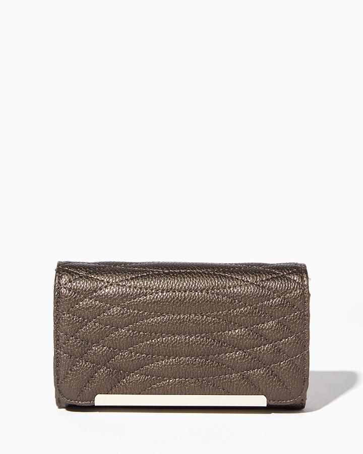 Charming Charlie Circle Quilted Wallet Crossbody