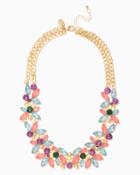 Charming Charlie Vivid Floral Bib Necklace