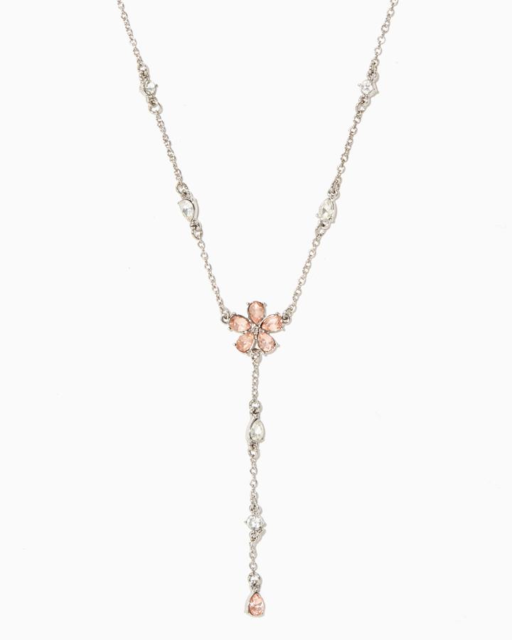 Charming Charlie Sparkling Botanic Y-necklace