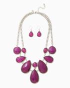 Charming Charlie Safia Faceted Necklace Set