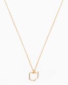 Charming Charlie Ohio Outline Necklace