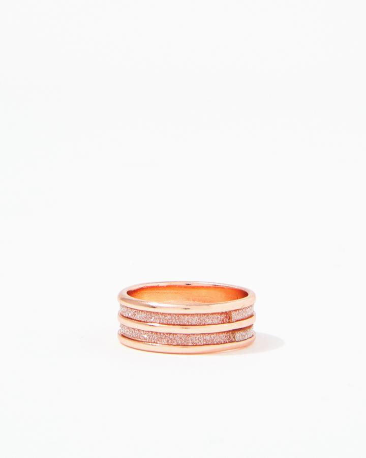 Charming Charlie Stacked Stardust Ring