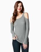 Charming Charlie Gayle Cold-shoulder Top
