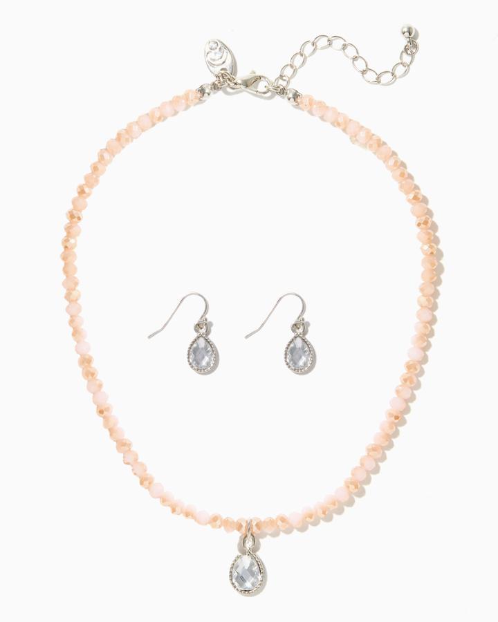 Charming Charlie Maryanne Beaded Necklace Set