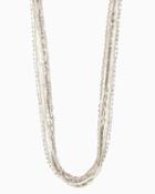 Charming Charlie Mala Mixed Chain Necklace