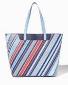 Charming Charlie Sailing Striped Tote Bag