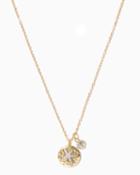Charming Charlie Sand Dollar Starfish Pendant Necklace