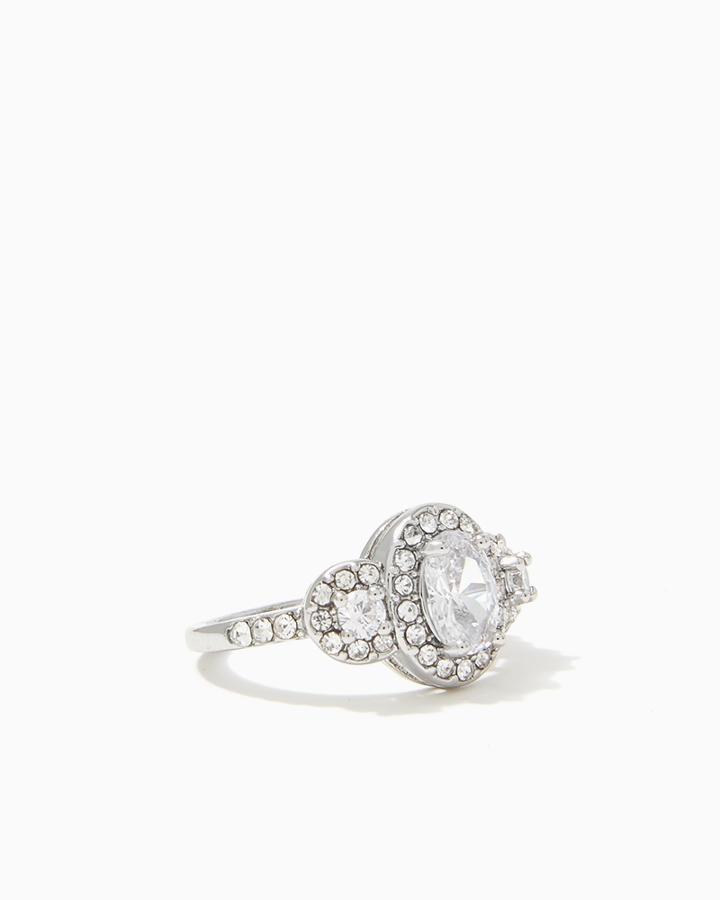 Charming Charlie Triple Tier Oval Ring