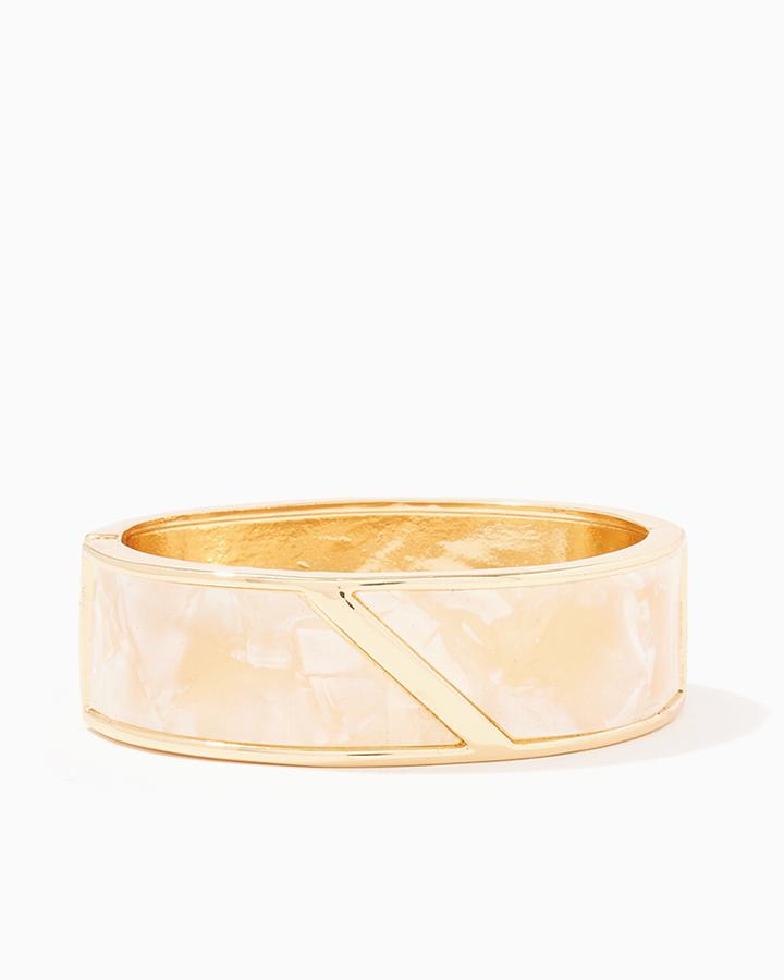 Charming Charlie Marble Hinge Bangle Bracelet