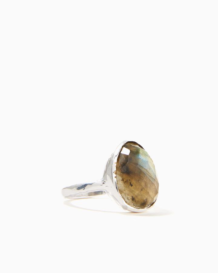 Charming Charlie Hidden Labradorite Gem Ring