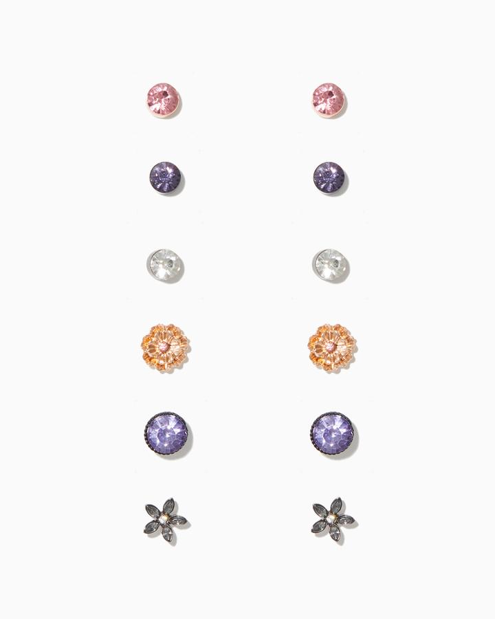 Charming Charlie Botanical Mix Earring Set