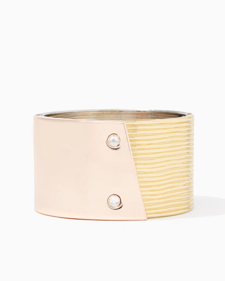 Charming Charlie Modern Ridge Hinge Bracelet