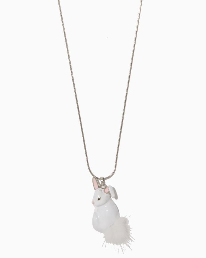 Charming Charlie Bunny Tales Pendant Necklace