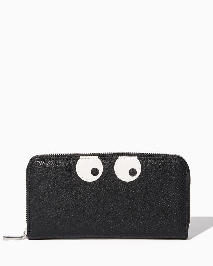 Charming Charlie Eye Spy Zip Around Wallet