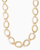 Charming Charlie Gilded Wavy Links Necklace