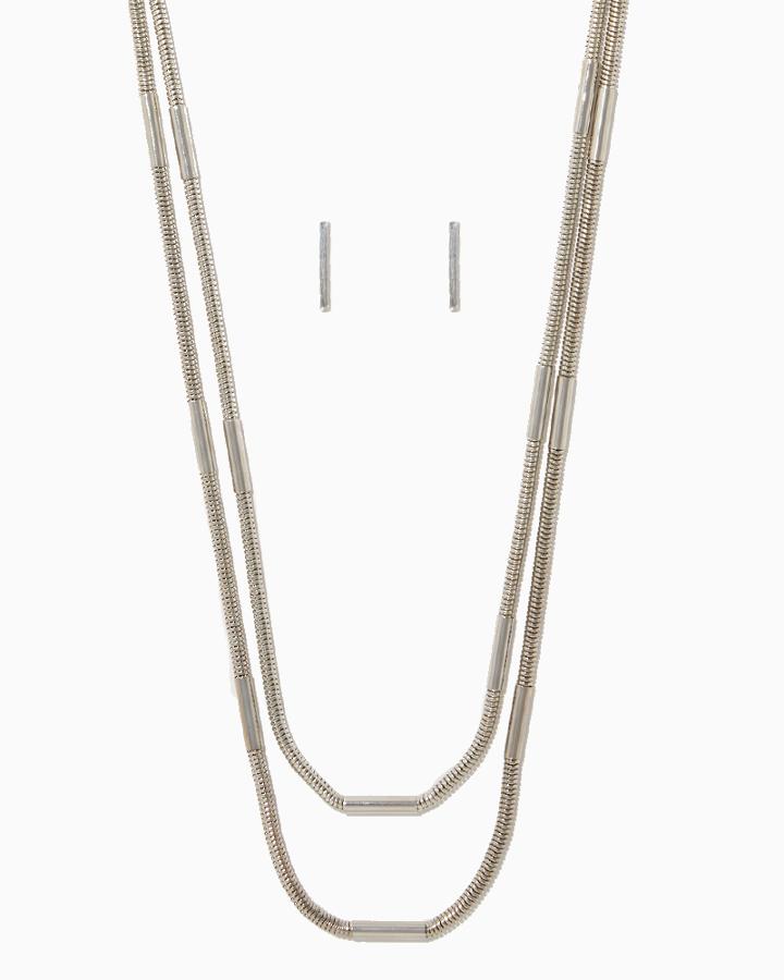 Charming Charlie Jane Layered Necklace Set